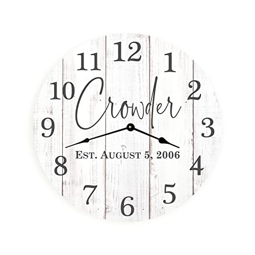 Reloj de Pared Personalizado de Madera 18 Pulgadas miniatura 1
