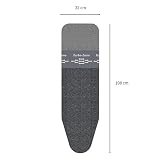 Rörets Deska do prasowania Dual Action Next – technologia Turbo & Park Zone – 4-warstwowa tapicerka i poszewka – regulacja wysokości – powierzchnia prasowania 32 x 108 cm