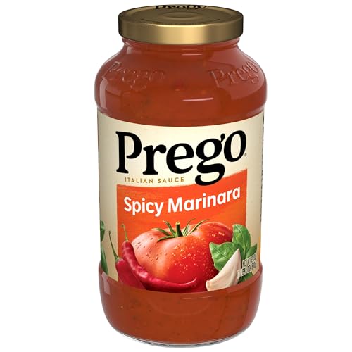 Prego Spicy Marinara Pasta Sauce, 24 oz Jar