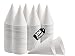 Smygoods Disposable White Paper Cone Cups (Pack of 200-4.5 oz) Eco-Friendly, Leak-Proof, Ideal for Events, Water Coolers, Quick Hydration & Efficient Cleanup