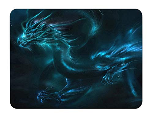 Silent Monsters Alfombrilla ratón Ordenador tamaño S (240 x 200 mm) Mouse Pad pequeña, diseño Dragon, Adecuado para ratón de Oficina y para Gaming