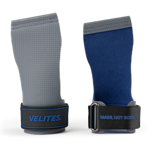 Velites I Guanti Cross Training Quad Ultra Senza Magnesio I Manopole Paracalli Per Sollevamento Pesi I Per Atleti Di Crosstraining O Ginnastica I Migliorare I Risultati Taglia M, Grigio. - 2