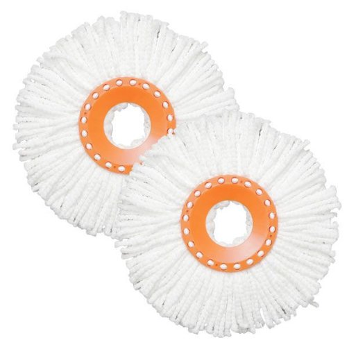 アイリスオーヤマ 回転モップ 足踏みタイプ 450・490S 専用スペアヘッド 2個セット KMO-K2P