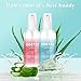 FOCTXI Pre Wax Cleanser and After Wax Care, Pre Cleanser-Spray and Treatment, After Oil-Reduces Redness, Removes Residue, Before And After Waxing Skin Care Kit, 3.5oz