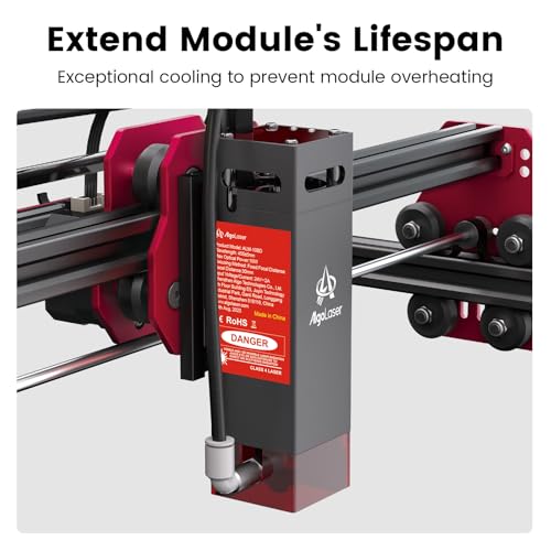 Image of AlgoLaser Air Assist for Laser Engraver - Air Assist Pump Kit with Adjustable 30L /Min Airflow, Remove Smoke & Dust, Protect Laser Lens, Reduce Surface Temperature, Low Noise for Laser Engraving