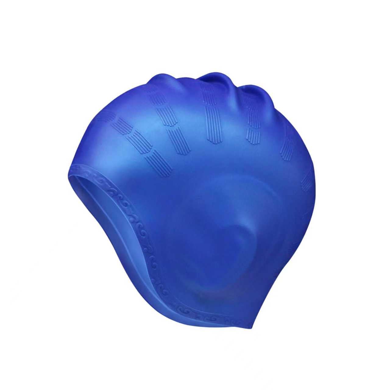 Swimming Cap Silicone Waterproof – Women Kids Youth Swim Hat Long Hair Protection – Anti-Slip Children Swimming Caps with Ear Protection – Comfortable Elastic Pool Hat for Water Sports 1Pcs