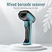 Upgraded Industrial Barcode Scanner2D/1D Dua Reading,Screen/PaperBarcode Compatible, USB Wired Plugand Play, Works with Computer, POSMac, Universal for Warehouse,Logistics, Supermarket, Library
