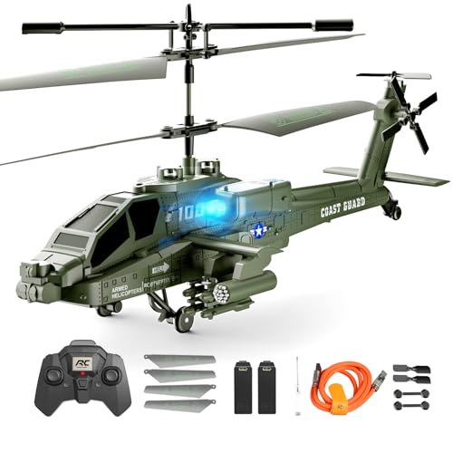 Apache RC Helicopter Toy for Adults, Remote Control