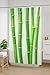 Produktbild VÄLSON Duschvorhang 180x200 cm Bamboo Meditation  Inkl. Ringe, verstärkte Lochleiste & Gewichtssaum  Antibakteriell, Wasserabweisend & Schimmelresistent, Modernes Bambus-Design