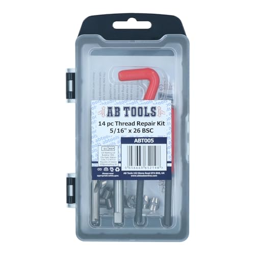 Kit réparation filetage 5/16" x 26 BSC AB Tools taraud helicoil - 7