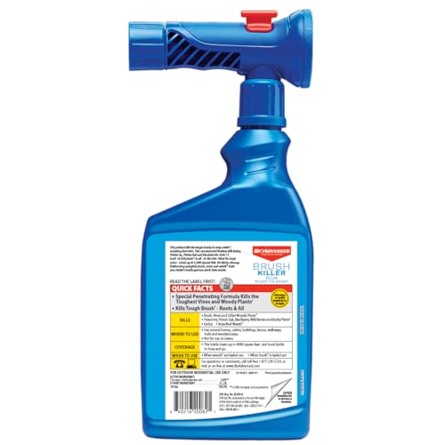 Image of BioAdvanced Brush Killer Plus, Ready-to-Spray Weed Killer, 32 oz a€ inch Kills Tough Brush Roots & Poison Ivy
