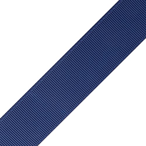 Fondersy 25mm X 91M Solid Grosgrain Ribbon for Gift Wrapping Parties, Wedding Decoration, Crafts Sewing(Navy) - Image 2