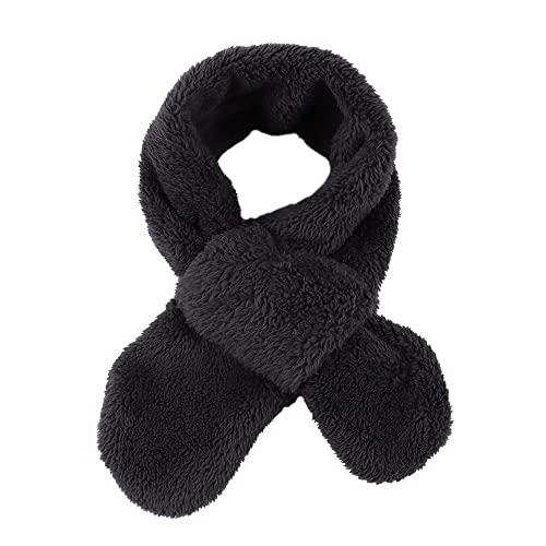 Image of JANGANNSA Fleece Kids Scarf - Warm Winter & Autumn Neck Warmer for Boys & Girls 1-6Y