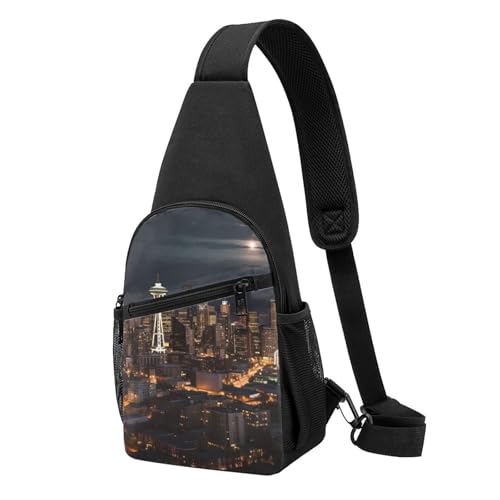 Mochila tipo Sling Negra para Uso Urbano miniatura 6