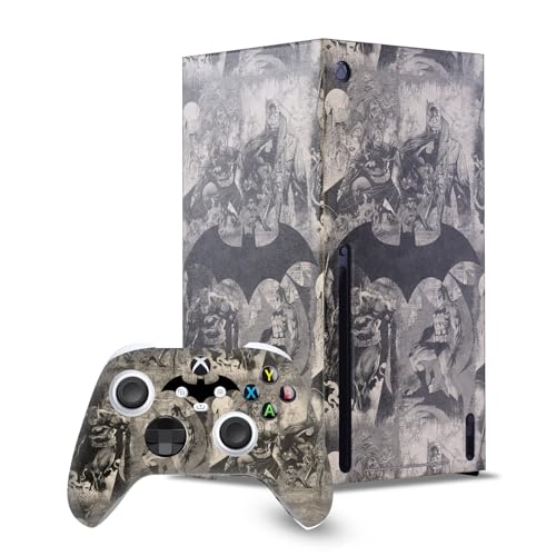 Skin Xbox Series X Batman enveloppement anti-rayures pour console et manettes DC Comics