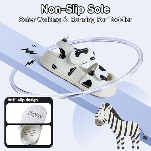 Toddler Sandals Boys Girls Slip On Walking Shoes Baby Breathable Quick-Dry Lightweight Sandals Shoes Non-Slip Barefoot Summer Outdoor Slip On Shoes4