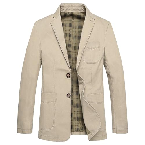 Chaqueta de mezclilla para hombre, casual y ajustada miniatura 1