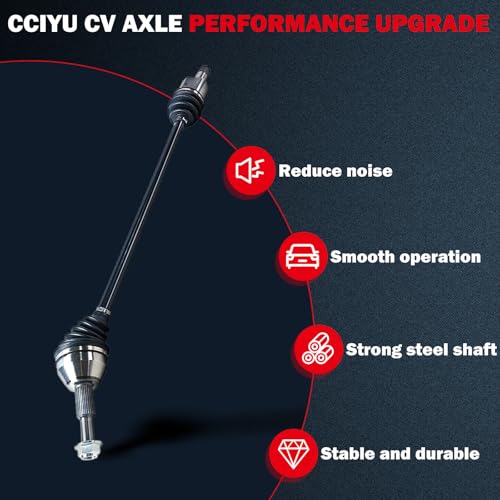 cciyu CV Axle Shaft Assembly Fit for Chrysler Town & Country for Dodge 2008-2010 V6 3.8L Front Right Passenger Side NCV12501 by cciyu - Image 5