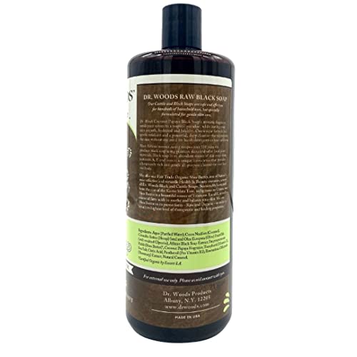 Dr. Woods Raw Moisturizing Black Coconut Papaya Soap With Organic Shea Butter, 32 Ounce #TOP1