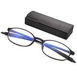 GOKEI 拡大鏡 ルーペ メガネ型ルーぺ 超軽量 【1.6倍 ブルーライトカット機能 6点セット】 拡大 眼鏡 メガネ ルーペメガネ 眼鏡型ルーペ 拡大ルーペ ルーペ型眼鏡 大きく見える 読書用 細かい作業 ブラック