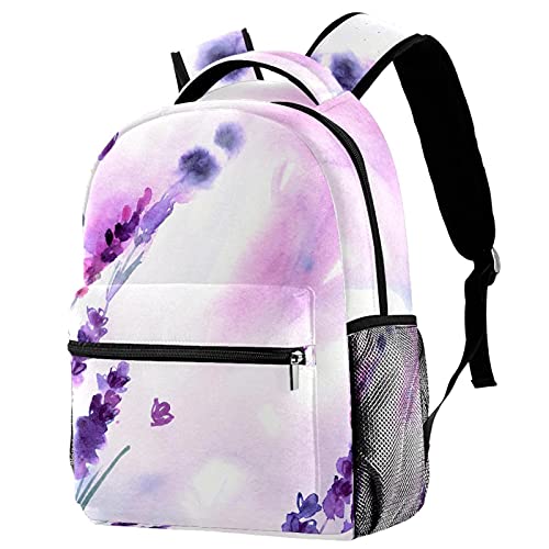 Mochila de lavanda ligera para senderismo y viajes activos