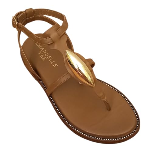 Sandales tongs en cuir Emanuélle Vee 451M-900-12 casual fashion femme