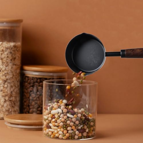 Vaso medidor de 1/3 taza con mango de madera 80 ml miniatura 6