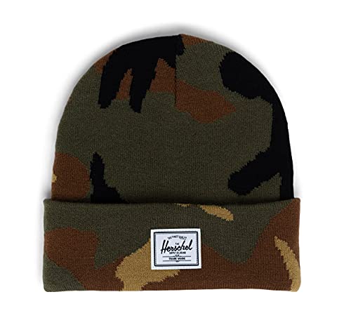 Herschel Elmer Beanie gorro de punto acanalado con acabados premium para adulto