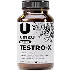 UMZU Testro-X Supplement for Men – 90 Capsules for 30 Day Supply – Supports Energy, Focus, Strength & Muscle Recovery – with Ashwagandha & Zinc – Natural Men’s Wellness Support Formula