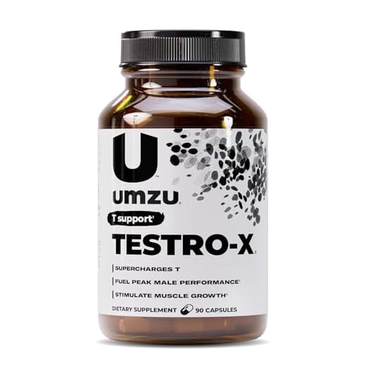 UMZU Testro-X - 30 Day Supply - Natural T Booster - Natural Formula - Promote Proper Hormonal Function - Support Healthy Males
