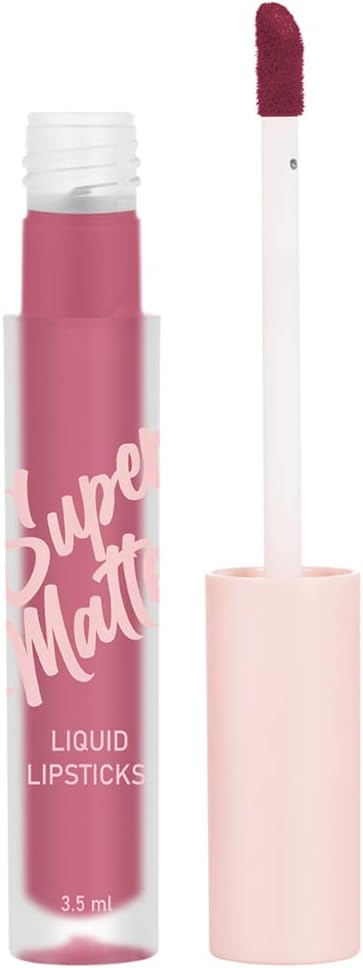 Swiss Beauty Super Matte Lipstick | Waterproof | Long Stay | Matte Finish | Highly Pigmented | Shade – Soft Rose, 3.5ml