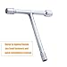 Mini 3 Way T-Handle Socket Wrench 8mm/10mm/12mm T-type Hand Repair Spanner Tool for Repairing Bicycle, Car,Motorcycle