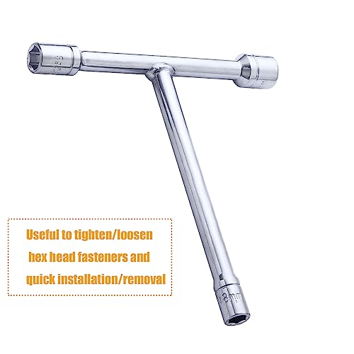 Image of Mini 3 Way T-Handle Socket Wrench 8mm /10mm /12mm T-type Hand Repair Spanner Tool for Repairing Bicycle, Car,Motorcycle