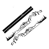 Funktion: Selbstklebend und abnehmbar, temperaturbeständig, kein Schrumpfen, wasserdicht, langfristige Haltbarkeit, Dekoration für Ihr Auto.