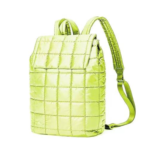 Niumike 10L Quilted Casual Daypacks Lightweight Shoulder Bag Solid Color Waterproof Nylon Flap Backpack for Traveling Hiking