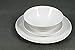 10 Strawberry Street Simply Coupe Dinnerware Set, White, Service for 4 ( 12 Piece)