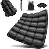 SHGTS Airplane Seat Cushion for Long Flights,Travel Cushion Air Plane Seat -Portable Inflatable 3D Comfy Simplicity Air Seat Cushions for Airplane Gadgets,Ergonomic,for Office & Car,Wheelchair