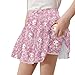 Liuqpwys Flower Axolotl Tennis Skirts for Girls Breathable Running Sport Golf Skorts Fashion Outing Wear School Kids Teen Mini Skirts 7-8 Years