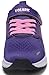 YOLARK Kids Sneakers for Boys Girls Running Tennis Shoes Non-Slip Fashion Lightweight Breathable Sport Athletic（Pink Purple 5