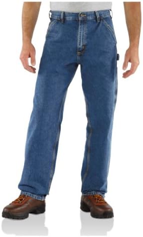 Carhartt Men's Washed Denim Original Fit Work Dungaree B13,Darkstone,30 x  28: Buy Online at Best Price in UAE - Amazon.ae