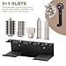 Hair Dryer Holder for Shark Flex Style, Wall Mount Holder Compatible with Shark FlexStyle, Curling Wand Organizer, Rack with Cord Hanger for Accessories Curlers Brushes Diffuser and Attachments