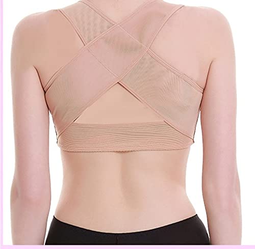 Image of Fabme Nylon Women's Bust Lifter, Posture Improver, Push-Up Bra (S to XXL) (Black, Skin)