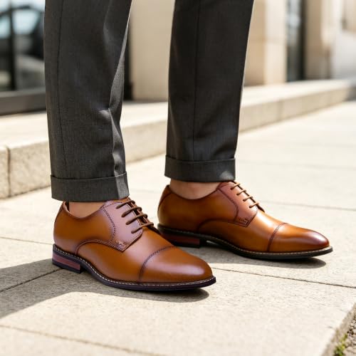 JOUSEN Men's Cap Toe Oxford Dress Shoes $23.09-$30.09 after 30% off - image 2