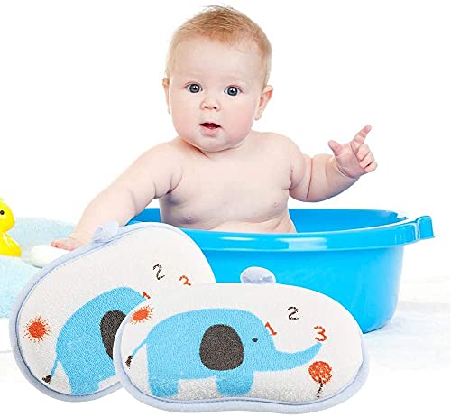 Sponge baby bain absorbant haute élasticité éponge éléphant mignon douche