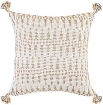 motion jute throw pillow