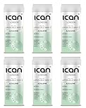 Ican London Azulene Liposoluble Roll-On Wax Cartridge, 100ml, 6-Pack