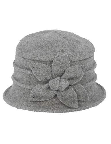 Wool Vintage Cloche/Bucket Hat, Daisy 