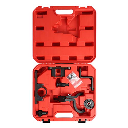 ABN Master Timing Tool Kit - 7 Piece Set, Cam Belts Water Pump Tools, Complete 4.0L V6 Assortment, Toolbox for Mechanics