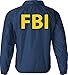 Smart People Clothing FBI jacket with Yellow/Reflective Decoration, secret service, Burt Macklin Costume