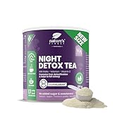 Nature’s Finest Night Detox Tee - Mit Baldrian, Mariendistel & Vitamin C - Beruhigender Abendtee zur nächtlichen Entgiftung & Regeneration - Pulver, 120 g